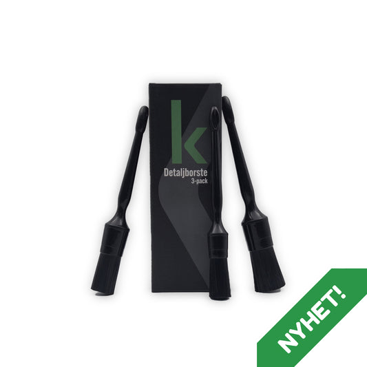 Detaljborste Hård 3-pack